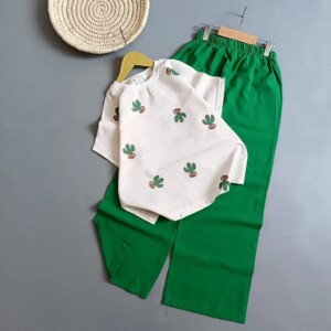 کراپ شلوار دخترانه کاکتوس