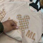 تیشرت شلوارک میکی نگین دار