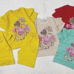 تیشرت شلوارک آستین پر