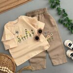 ست تیشرت وشلوار طرح گل