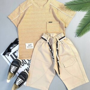 تیشرت مراکشی با شلوارک کتان