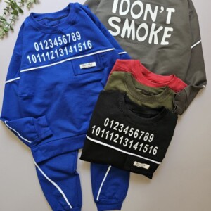 بلوز شلوار پسرانه تک جیب