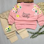 بلوز شلوار دخترانه گل