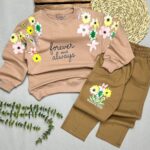 بلوز شلوار دخترانه گل