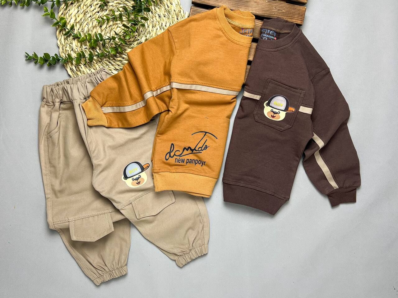 بلوز شلوار پسرانه خرس