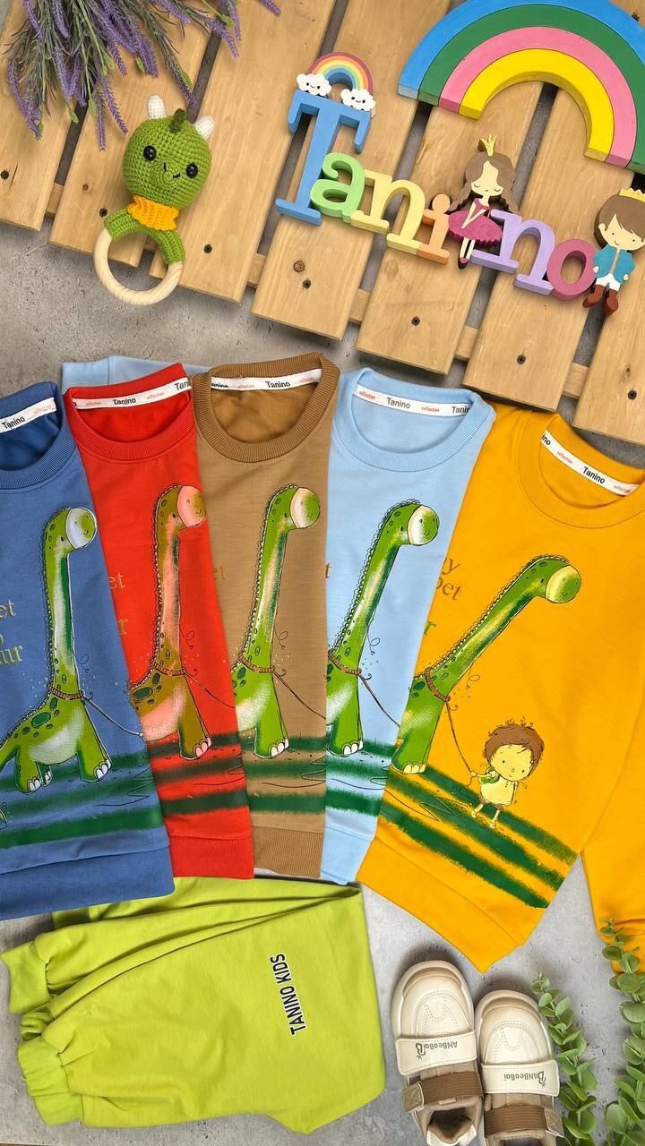 ست دایناسور وپسرک