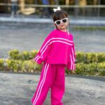 ست دورس وشلوار صورتی