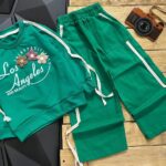 بلوز شلوار گل برجسته