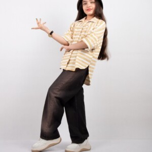 شومیز مانتویی ژاکارد