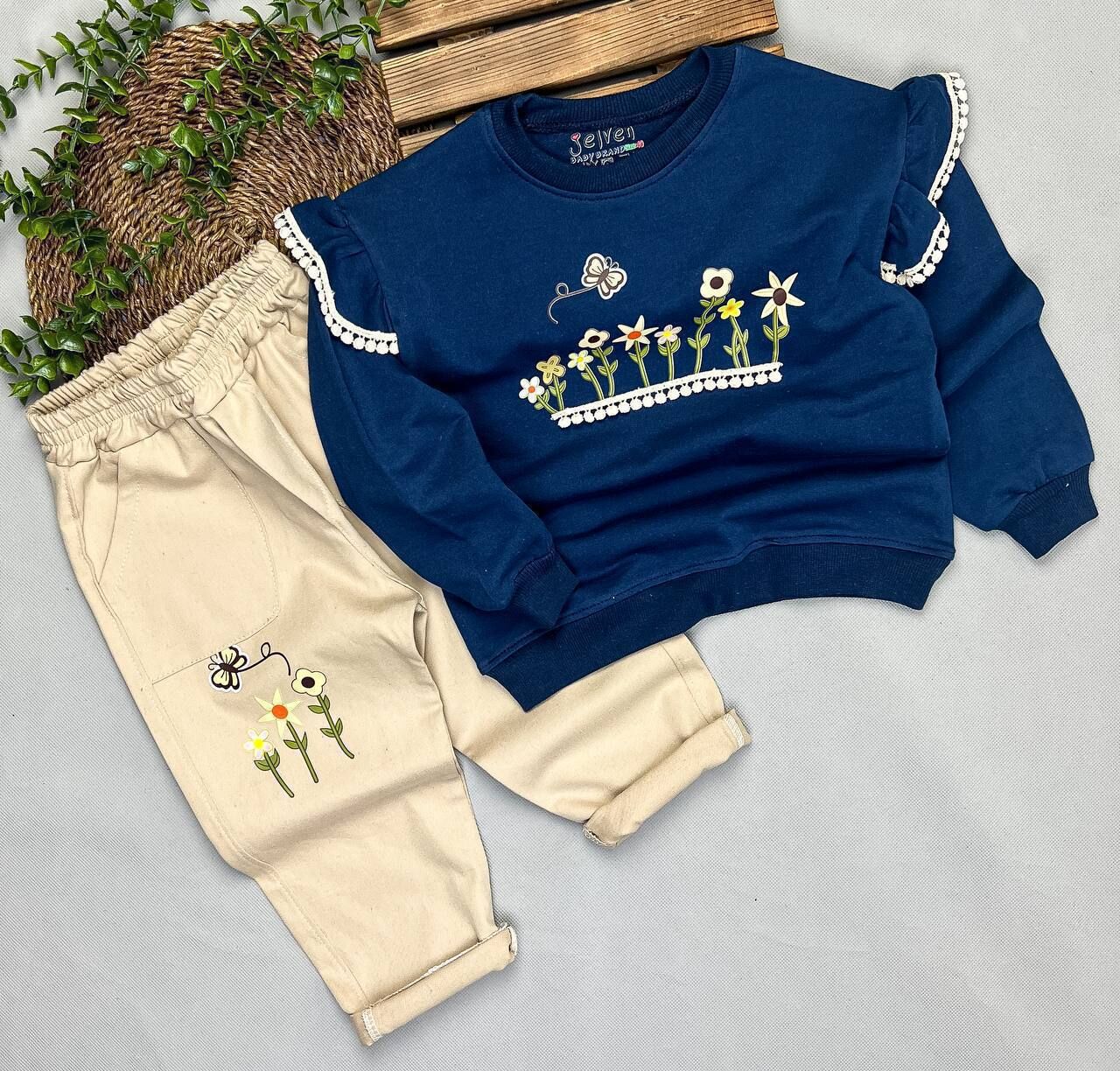 ست دخترانه گل