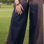 شلوار شافل نگینی