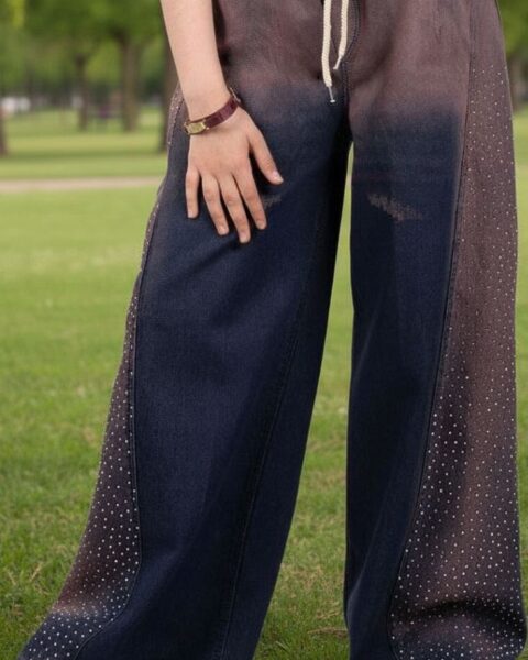 شلوار شافل نگینی