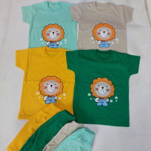 تیشرت شلوارک شیر