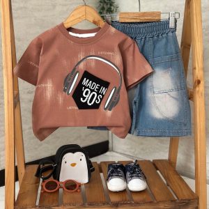 تیشرت شلوارک هدفون
