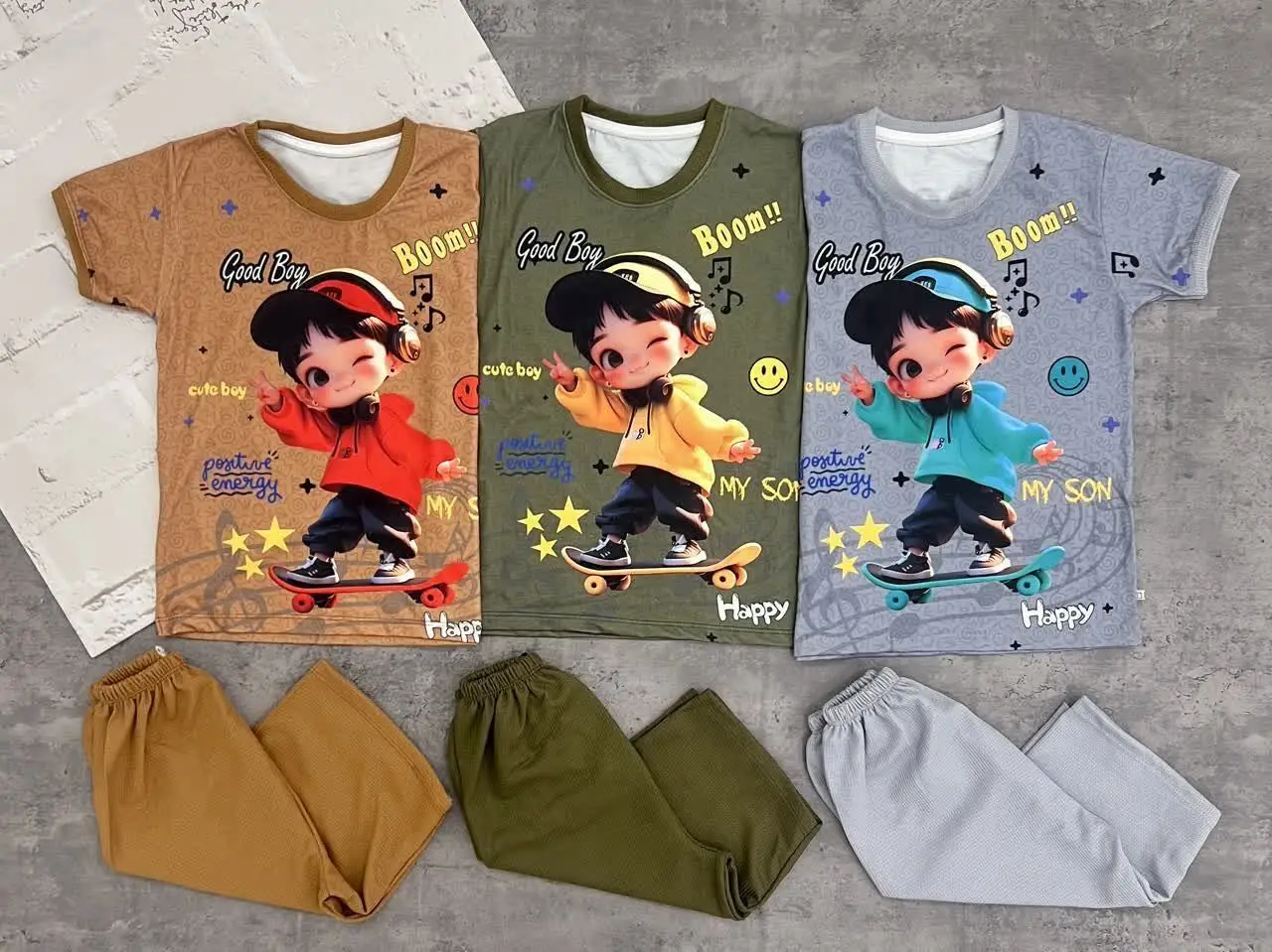 تیشرت شلوارک اسکیتی