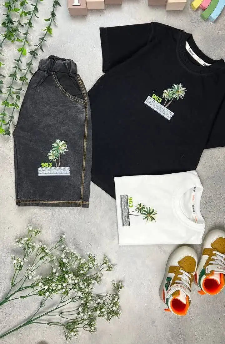 تیشرت شلوارک نخل